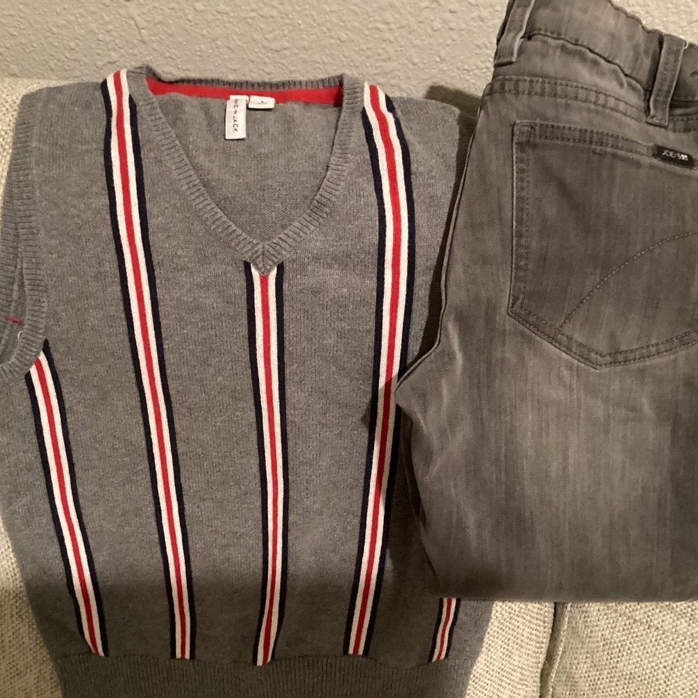 Joe’s jean and janie and jack vest